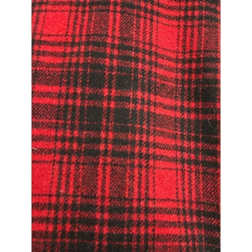 TORRID Buffalo Plaid Red Black Check Moto Bomber Jacket 00 M L